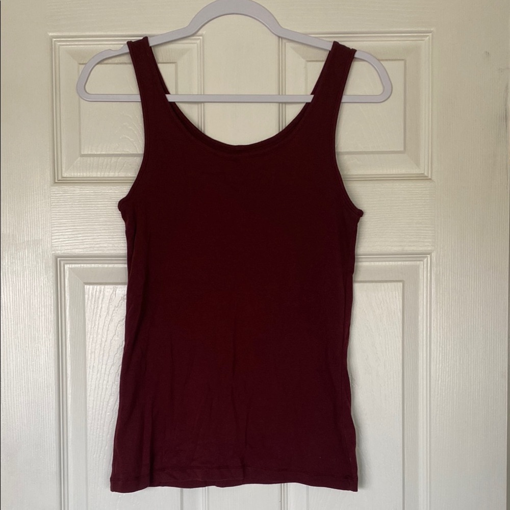 Women's Burgundy Tank Top